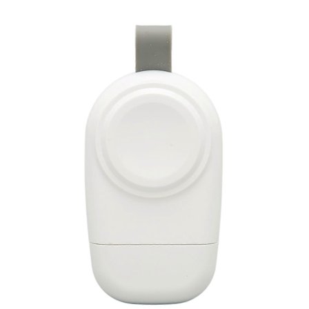 Ur Trådløs Oplader Stærk Magnetisk Adsorption Lille Bærbar Ur Trådløs Opladestation til IOS Ur Hvid