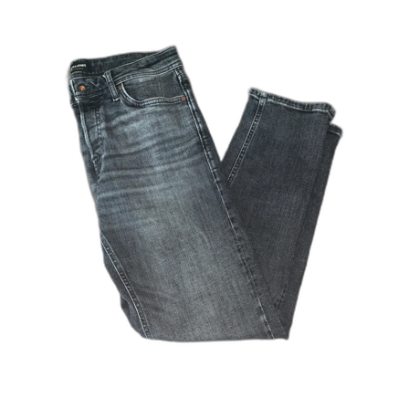 Grå tapered jeans från Jack & Jones