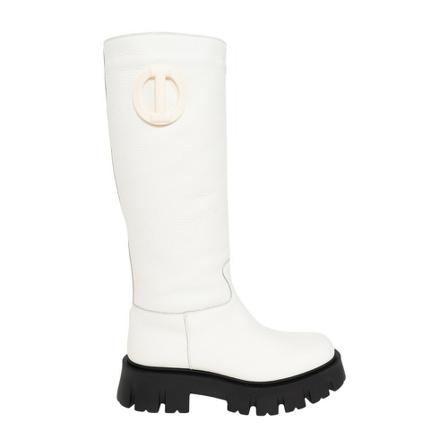 Iceberg, Leather boots Wit, Dames, Maat:37 EU
