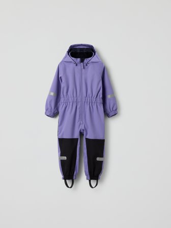 Wasserdichter Shelloverall - 92 - kinderbekleidung - purple - Polarn O. Pyret