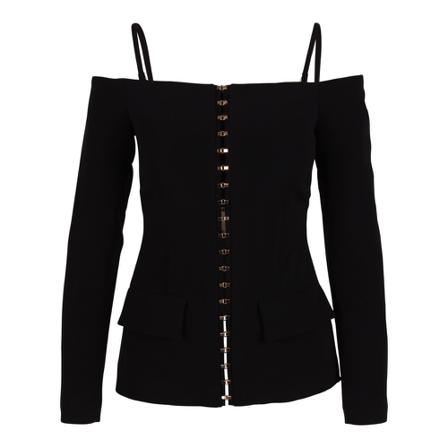 Blumarine Blouses Sort, Dame