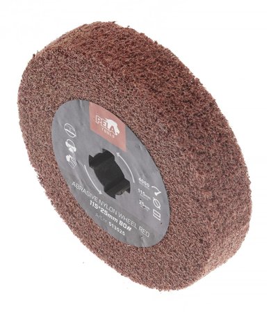 PELA 513525 Slipenylontromme 115x25 mm #80, Maskintilbehør & forbruk