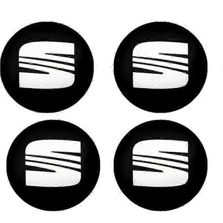 4 st 56 mm 60 mm Bilhjul Navkapsel Fälgskydd Emblem Dekaler Tillbehör För Seat Ibiza 6j 6l Fr Ateca Altea Xl Leon 2 Leon