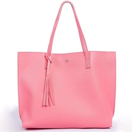 Damer Tote Bags Topphandtag Satchel Handväskor PU Konstläder Tassel Axelväska