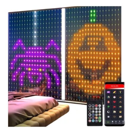 3x3m Gardin LED Lys Musik Synkronisering Dynamisk DIY