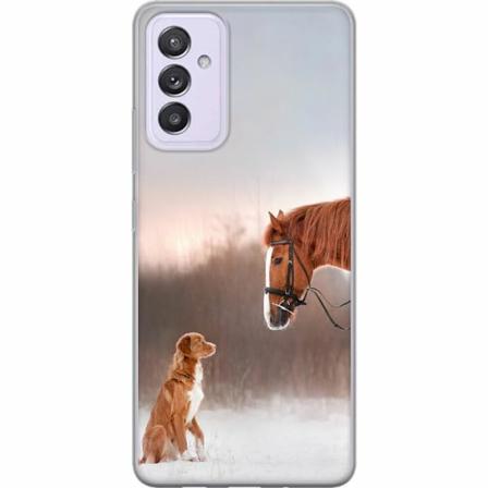 Samsung Galaxy A82 5g Mjukt Skal - Häst & Hund