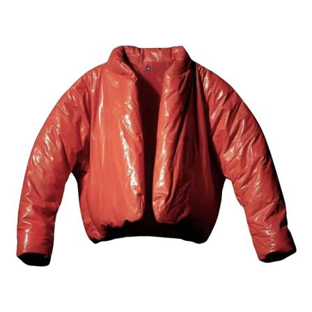 Yeezy, Down Jackets Czerwony, Mężczyzna, Rozmiar: 2XL