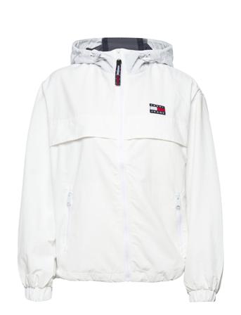 Tjw Chicago Windbreaker Outerwear Jackets Windbreakers Hvit Tommy Jeans