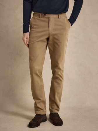 John Henric Men's Khaki Chinos Slim Fit Size 38