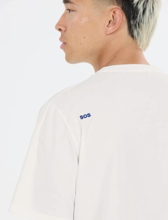 SOS Kvitfjell M Ss Tee V2 - White - M