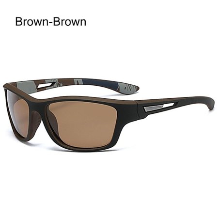 Retro polariserade solglasögon fyrkantiga solglasögon för sportkörning Cykelfiske