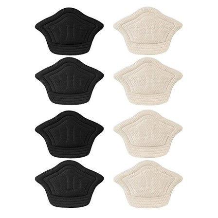 4 Par Hælputer til Sneakers Unisex Tykke Hælputer Anti-Slitasje Fot Hælputer