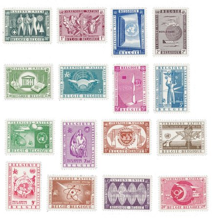Belgien 1958 - OBP 1053/62 + LP 30/35 - Postfrisk