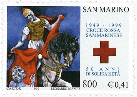 San Marino 1999 - Røde Kors - Postfrisk frimærke