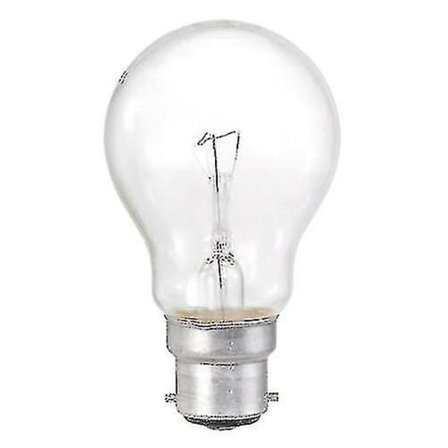 10-pack 60W BC B22 Klar Klassiska Glödlampor, Bajonettfattning