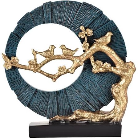 Fågelstaty Skulpturer Heminredning Rea Modern Unik Blå G