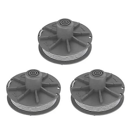 3 stk. spoler kompatible for GARDENA 5307-20 gressklipper trådspoler reservedeler (FMY)