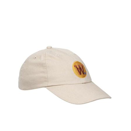 Wood Wood ELI Badge Pet , Beige , unisex , Maat: ONE Size Petten