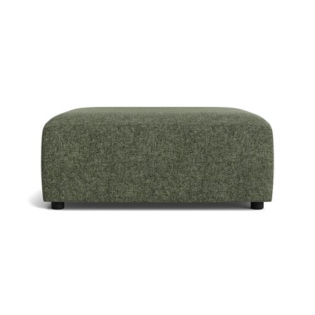Como puf Genesis Grøn 102x92x42cm - Fodstøtte & Siddeplads - Håndlavet i Europa - Elegant design - Alsidig & Komfortabel - Perfekt til Como Sofa 