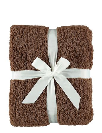 Blanket Teddy Home Textiles Cushions & Blankets Blankets & Throws Ruskea Noble House