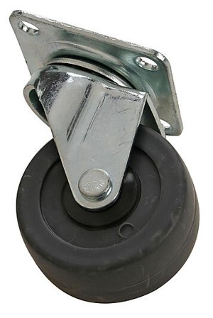 PN-BESLAG TRANSPORTHJUL MED PLATE Ø50MM