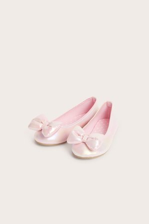 Kappahl | Ballerinasko med sløyfe Lyserosa 29 | Lyserosa