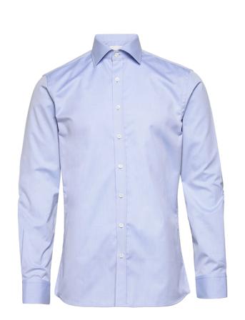 Hawk Slim Shirt Skjorte Business Blå Oscar Jacobson