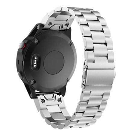Garmin Fenix 5X klockband av rostfritt stål - Silver