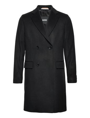 H-Hyde-Db-Flaps-231 Outerwear Coats Winter Coats Musta BOSS