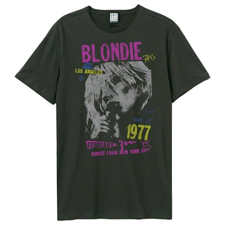 Amplified Unisex Adult Tour 77 Blondie T-shirt XXL Charcoal