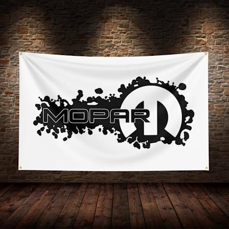 3x5 Ft M-Mopars'pexis'pexis Racing Flag Polyester Tryckt Bilflaggor för Rum Garage Dekoration ZZZ772 150 x 240cm