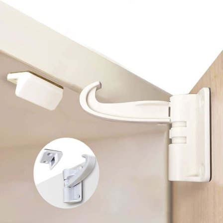 5ST osynligt köksskåpslås barnsäkerhet 3M lim