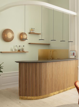 Asteria Micro taklampe dimbar Ø15 - sort