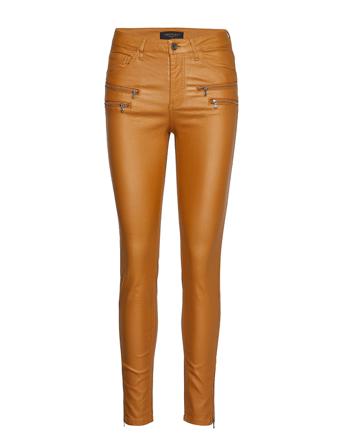 Fqaida-Pa-7/8-Cooper Trousers Leather Leggings/Bukser Brun FREE/QUENT