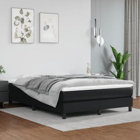 Vidaxl Pocketresårmadrass Svart 140x200x20 Cm Konstläder Svart