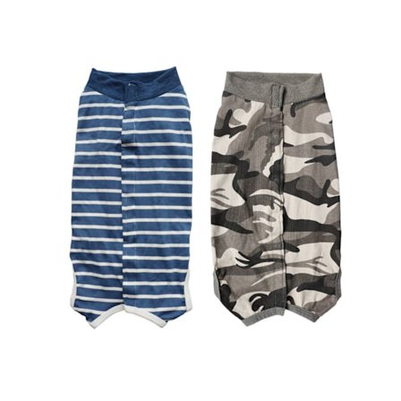 Hundåterhämtningsdräkt Anti-Slick Sårskydd Djurkläder Efter Operation Mage Kamouflage-S