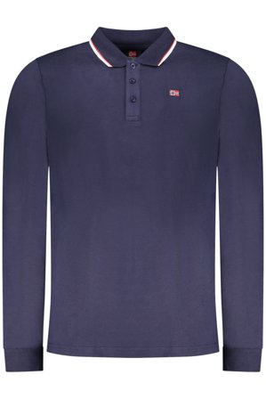 Norway 1963 Polo Maniche Lunghe Uomo Blu