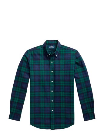 Polo Ralph Lauren | Custom Fit Plaid Brushed Oxford Shirt | M