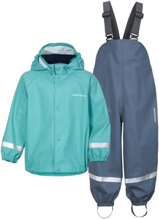 Didriksons Slaskeman Kids' Set 6 Children rainwear sets Blue 140