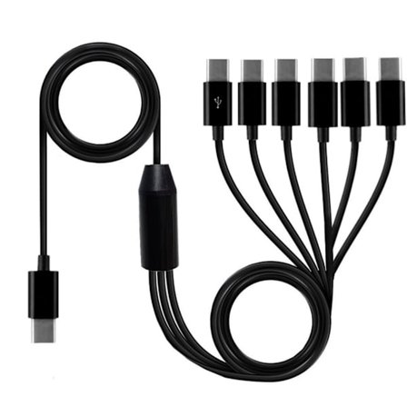 MultiUSB C-kabel USB C-splitterkabel Type C til USB C Data- og ladekabel for enheter