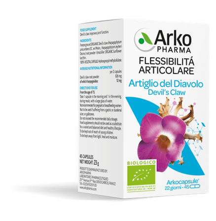 Arkopharma Artiglio Del Diavolo Bio 130 Capsule