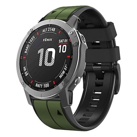 Garmin Instinct 2:n 22 mm:n silikoni- watch ranneke