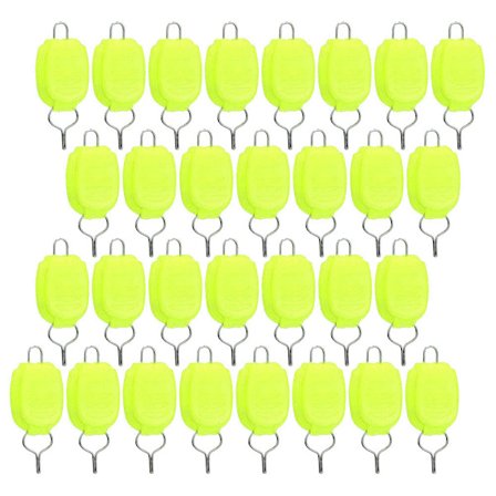 6 påsar med självlysande fiskelinestopp, lättvikts linafästanordning, tillbehör 3#