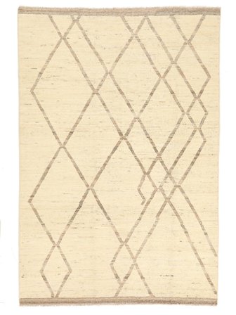Tapis Berbère Style 203X289 Orange/Beige (Laine, Afghanistan)