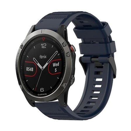 För Garmin Fenix ​​5 22mm horisontell textur watch med borttagningsverktyg