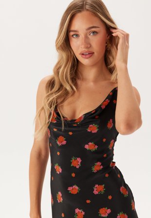 Bardot-Monroe Cowl Neck Maxi Dress-36(UK8)