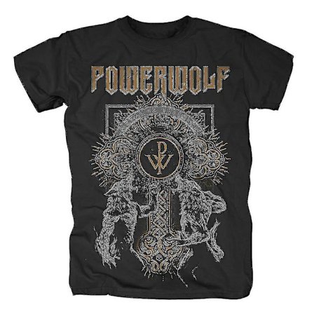 Powerwolf Wolf Cross T-shirt