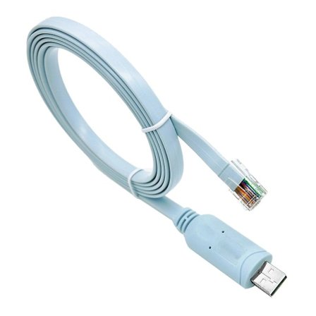 USB RJ45 Cisco Konsolikaapeli 6ft FTDI Windows 8, 7, Vista, MAC, Linux RS232