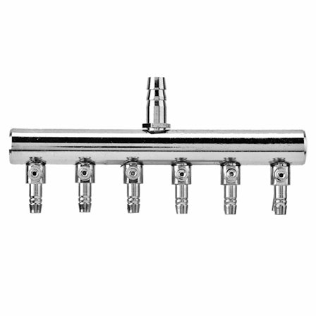 Akvaarion ilmapumpun säätöventtiili, ruostumattomasta teräksestä valmistettu akvaarion ilmapumpun venttiili 8mm kääntyy 4mm jakaventtiiliin