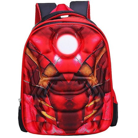 Rygsæk til børn, superhelt, skoletaske, rygsæk, gave Iron Man